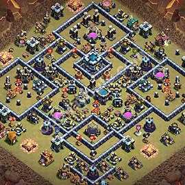 Top Maxé Base de Guerre HDV 13 + Lien (Link) 2026 gdc - Hôtel de Ville 13 Base Copier - #299