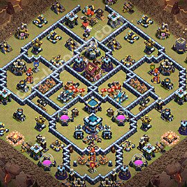 Municipio livello 13 Base di Guerra + Link - Anti 3 Stelle Disposizione Villaggio COC 2026 TH13 - #303