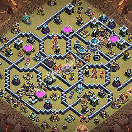 Top Anti 3 Etoiles Base de Guerre HDV 13 + Lien (Link) 2026 gdc - Hôtel de Ville 13 Base Copier - #317