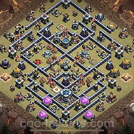 Die Clan War Base RH13 + Link, Anti Alles 2023 - COC Rathaus Level 13 Kriegsbase (CK / CW) - #63