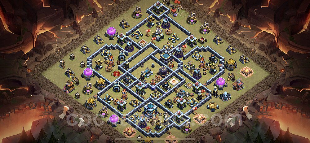 Die Clan War Base RH13 + Link, Anti Alles 2023 - COC Rathaus Level 13 Kriegsbase (CK / CW) - #107