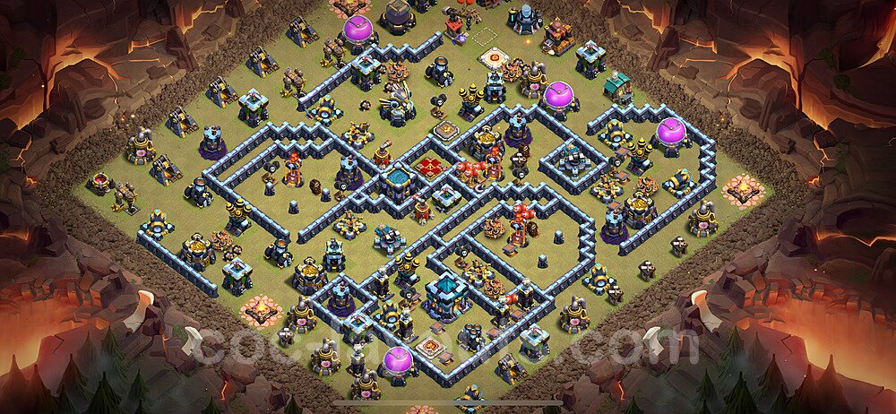 TH13 Max Levels CWL War Base Plan with Link, Copy Town Hall 13 Design 2024, #238