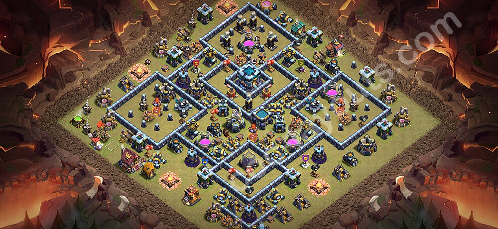 Top Maxé Base de Guerre HDV 13 + Lien (Link) 2026 gdc - Hôtel de Ville 13 Base Copier - #299