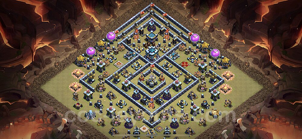 Die Clan War Base RH13 + Link, Anti Alles 2023 - COC Rathaus Level 13 Kriegsbase (CK / CW) - #37