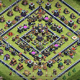 Base plan TH14 (design / layout) with Link, Hybrid, Legend League for Farming 2021, #12