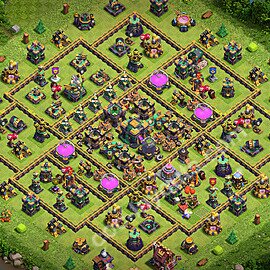 Gute Base für Farm RH14 + Link, Anti Alles, Hybrid 2026 - COC Rathaus 14 - #24