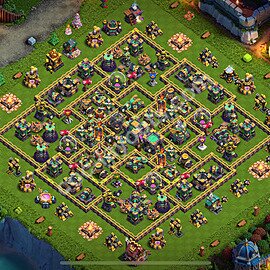 Base plan TH14 Max Levels with Link, Legend League for Farming 2025, #43