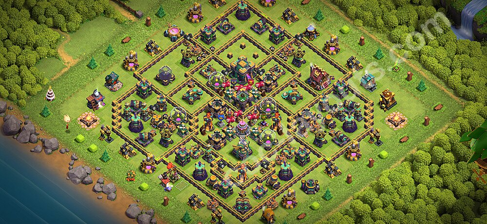 Die Max Base für Farm RH14 + Link, Anti 3 Sterne 2026 - COC Rathaus 14 - #55