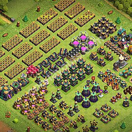 Top Base de Troll Funny HDV 14 + Lien (Link) 2026 - Hôtel de Ville 14 Art Base Copier - #44