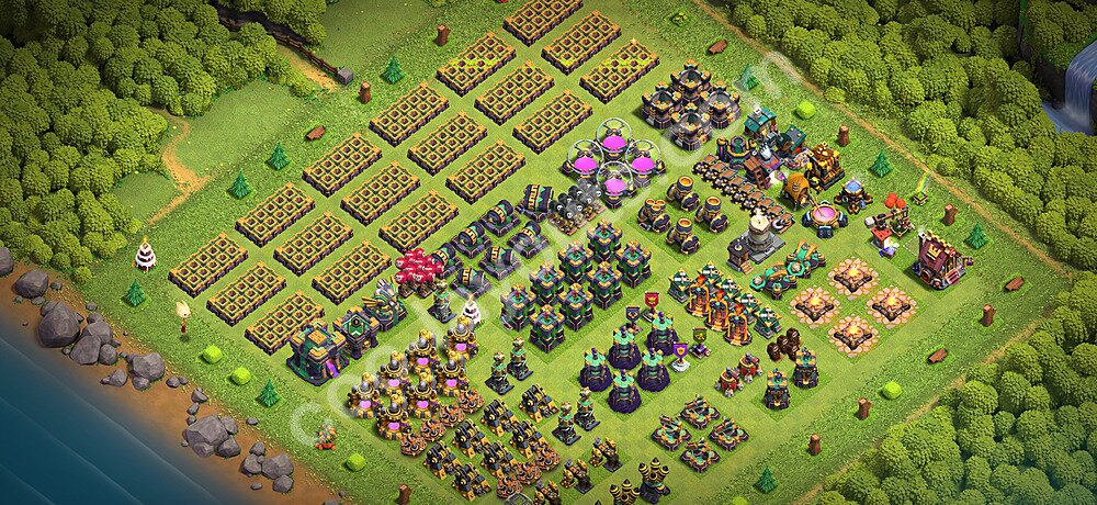 Top Base de Troll Funny HDV 14 + Lien (Link) 2026 - Hôtel de Ville 14 Art Base Copier - #44