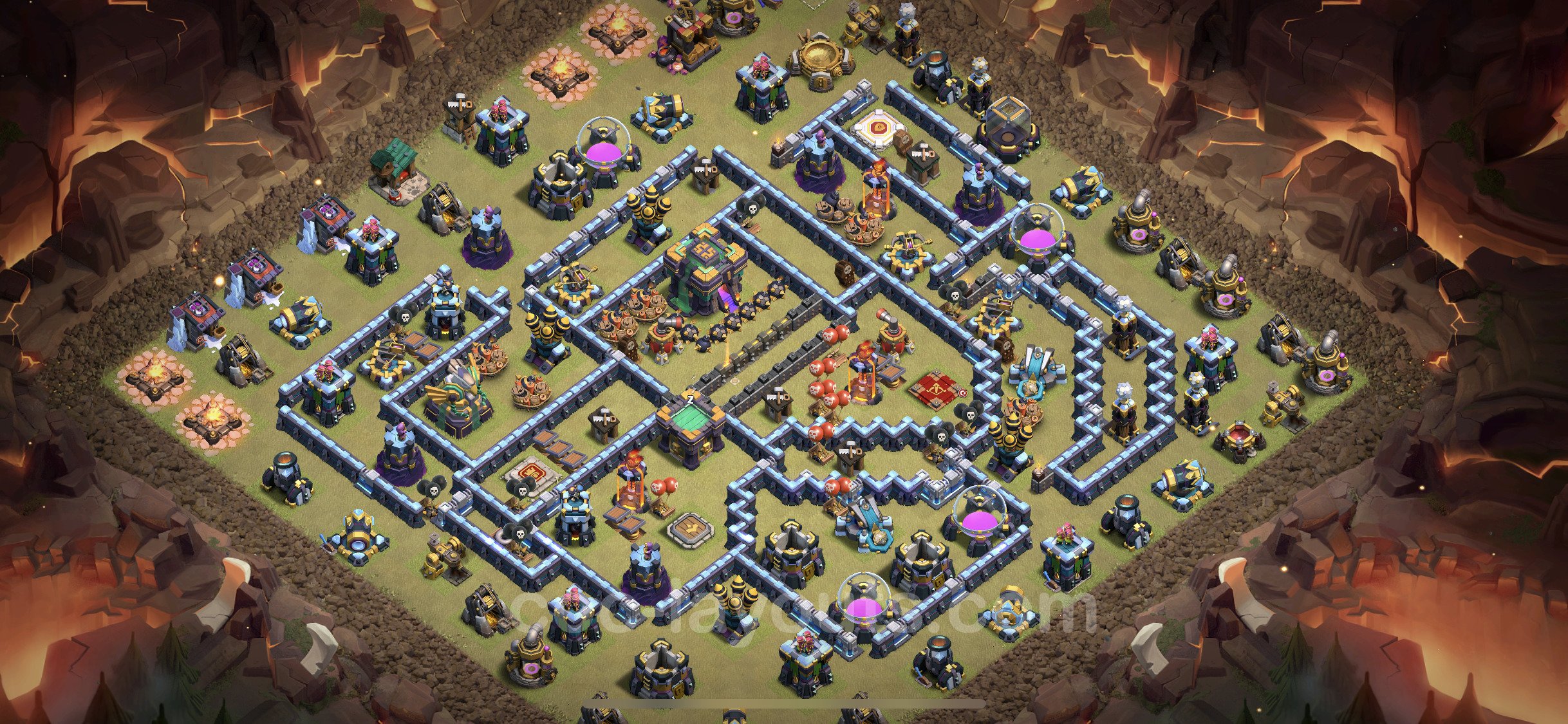 Best War Base TH14 with Link Anti Everything Town Hall Level 14. 