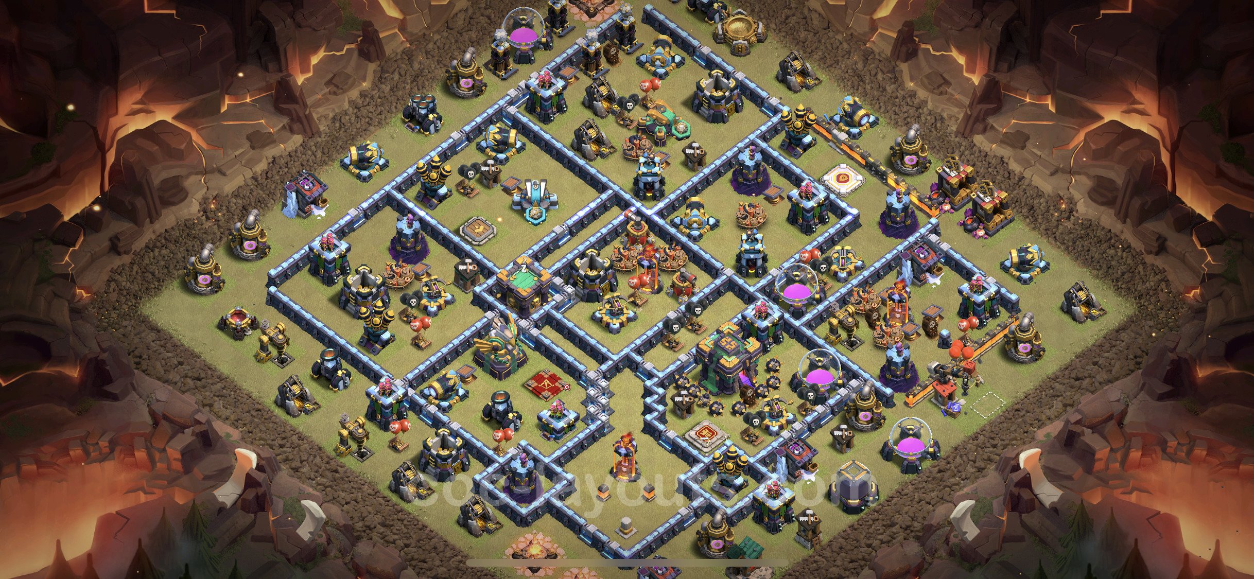 Best War Base TH14 with Link Anti Everything Town Hall Level 14. 