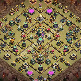 Municipio livello 14 Base di Guerra + Link, Legend League - Anti 2 Stelle Disposizione Villaggio COC 2026 TH14 - #10