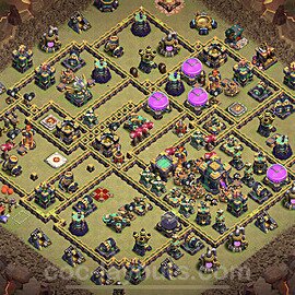 Die Clan War Base RH14 + Link 2022 - COC Rathaus Level 14 Kriegsbase (CK / CW) - #128