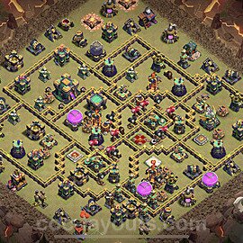 Die Clan War Base RH14 + Link 2022 - COC Rathaus Level 14 Kriegsbase (CK / CW) - #132