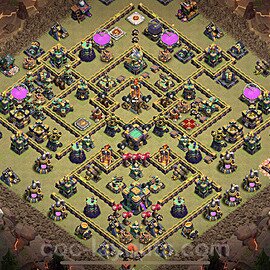 Die Clan War Base RH14 + Link, Anti Air / Electro Dragon 2023 - COC Rathaus Level 14 Kriegsbase (CK / CW) - #150