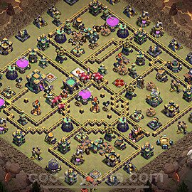 Die Clan War Base RH14 + Link, Anti Air / Electro Dragon 2023 - COC Rathaus Level 14 Kriegsbase (CK / CW) - #169