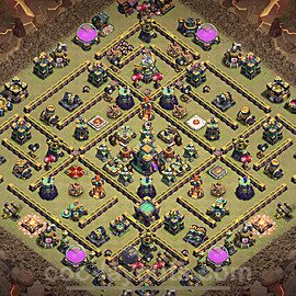 Die Anti 3 Sterne Clan War Base RH14 + Link, Anti Alles 2023 - COC Rathaus Level 14 Kriegsbase (CK / CW) - #179