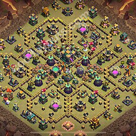 Die Anti 2 Sterne Clan War Base RH14 + Link, Anti Air / Electro Dragon 2026 - COC Rathaus Level 14 Kriegsbase (CK / CW) - #207