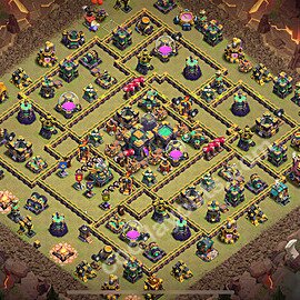 Municipio livello 14 Base di Guerra + Link, Anti tutto - Anti 3 Stelle Disposizione Villaggio COC 2026 TH14 - #212