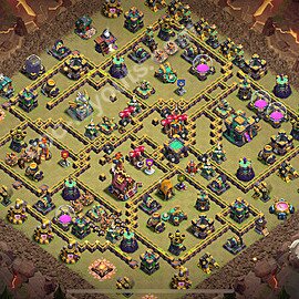 Военная База ТХ 14 2026 Максимальная Прокачка для Лиги Войны Кланов (КВ / ЛВК) Скопировать, Анти Все, #213