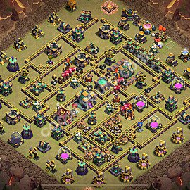 Ustawienie baza wojskowa TH14 z linkiem - Ratusz poziom 14 - COC 2026 - #218