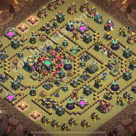 Municipio livello 14 Base di Guerra + Link - Anti 3 Stelle Disposizione Villaggio COC 2026 TH14 - #229