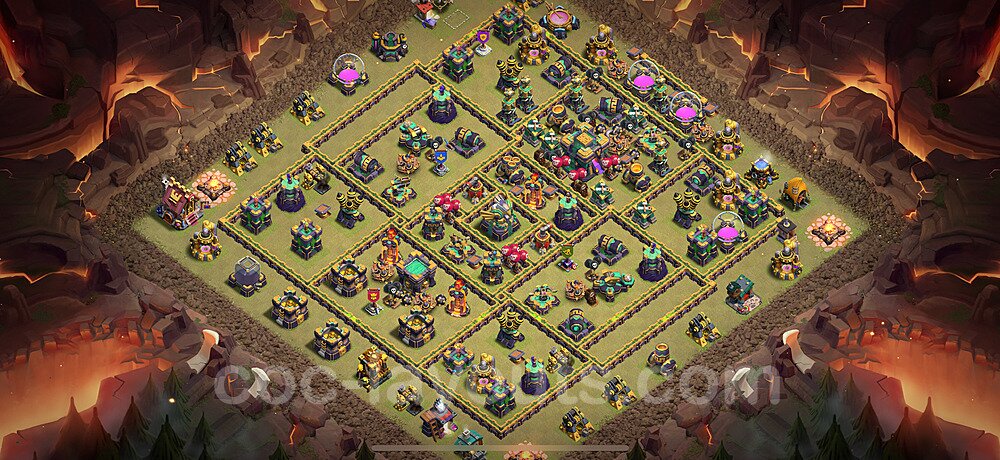 TH14 Max Levels CWL War Base Plan with Link, Anti Everything, Copy Town Hall 14 Design 2025, #209