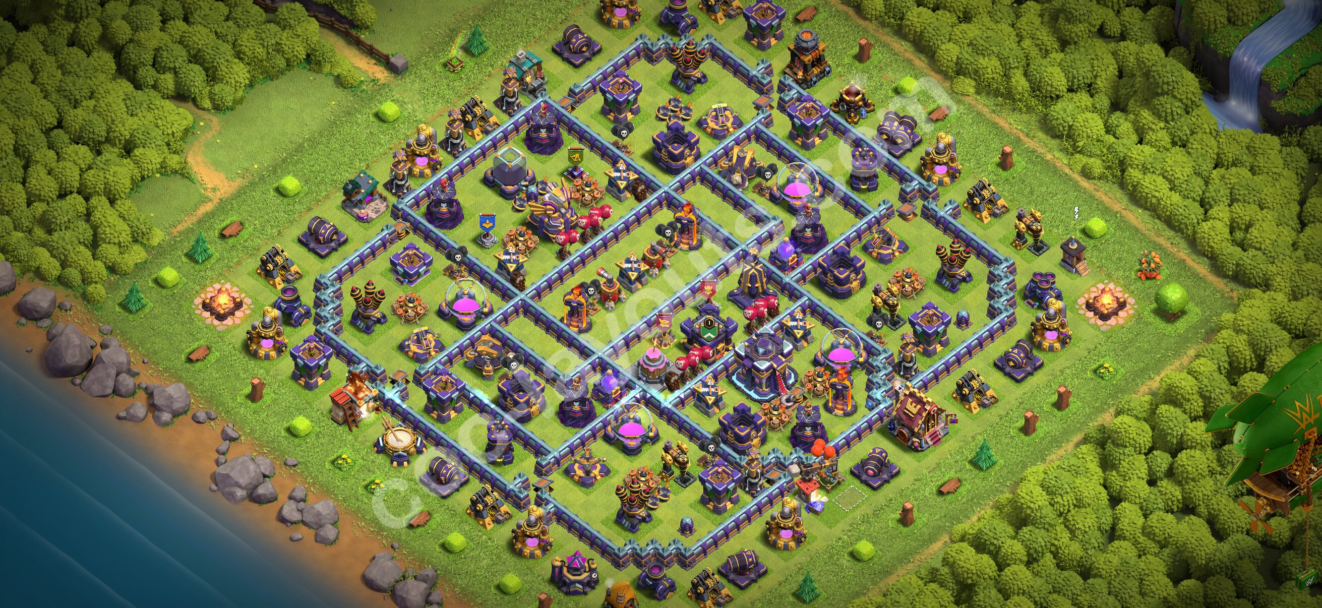 TH15 Hybrid Base #179 – TH15 layout preview