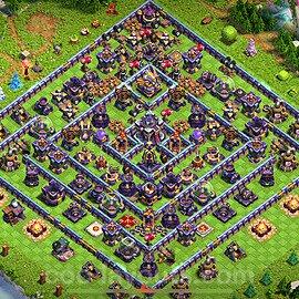 Anti Everything TH15 Base Plan with Link, Copy Town Hall 15 Design 2023, #10