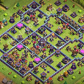 Ustawienie bazy do obrony TH15 z linkiem - Ratusz poziom 15 - COC 2026 - #100