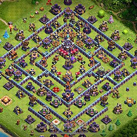 TH15 Anti 2 Stars Base Plan with Link, Legend League, Copy Town Hall 15 Base Design 2023, #2