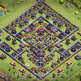 TH15 Anti 3 Stars Base Plan with Link, Anti Everything, Copy Town Hall 15 Base Design 2024, #53