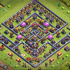 TH15 Anti 3 Stars Base Plan with Link, Anti Everything, Copy Town Hall 15 Base Design 2024, #53