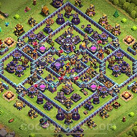 TH15 Anti 3 Stars Base Plan with Link, Copy Town Hall 15 Base Design 2025, #72