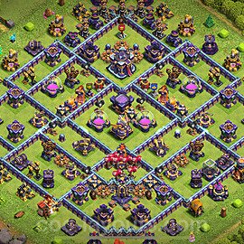Die Anti Alles Base RH15 + Link, Hybrid 2025 - COC Rathaus 15 Kopieren Base - #77