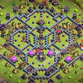 TH15 Anti 3 Stars Base Plan with Link, Copy Town Hall 15 Base Design 2026, #90