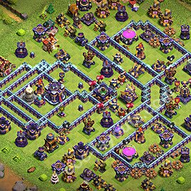 TH15 Anti 3 Stars Base Plan with Link, Anti Everything, Copy Town Hall 15 Base Design 2026, #95