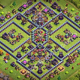 TH15 Anti 3 Stars Base Plan with Link, Anti Everything, Copy Town Hall 15 Base Design 2026, #97