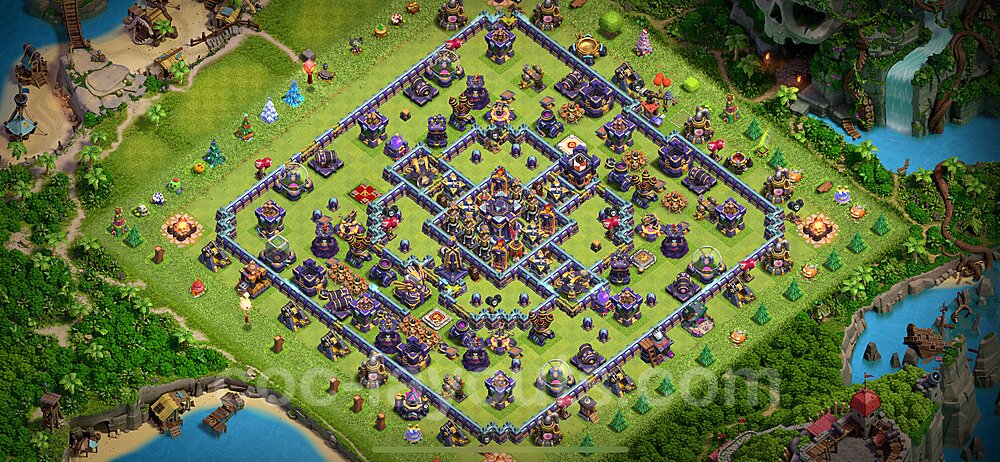 Best Anti 2 Stars Base Th15 With Link Hybrid 2023 Town Hall Level 15