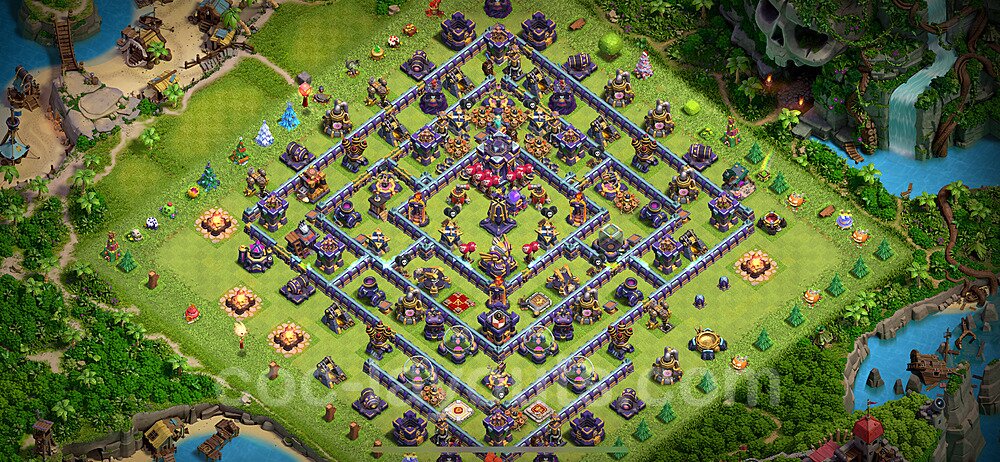 TH15 Anti 2 Stars Base Plan with Link, Legend League, Copy Town Hall 15 Base Design 2022, #2