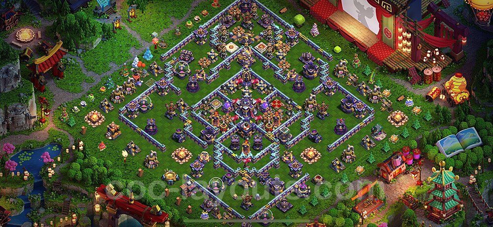 TH15 Anti 3 Stars Base Plan with Link, Anti Everything, Copy Town Hall 15 Base Design 2023, #26