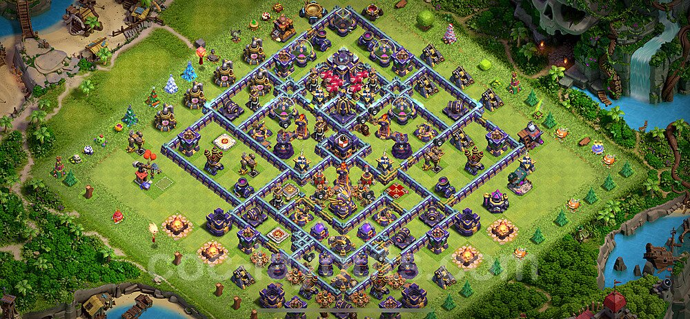 TH15 Anti 3 Stars Base Plan with Link, Anti Everything, Copy Town Hall 15 Base Design 2022, #3