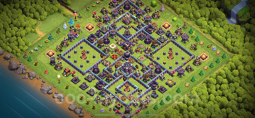 Anti Everything TH15 Base Plan with Link, Copy Town Hall 15 Design 2023, #33