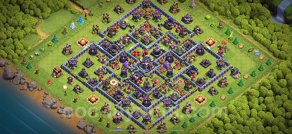 Best Anti 2 Stars Base TH15 with Link, Hybrid 2023 - Town Hall Level 15 ...