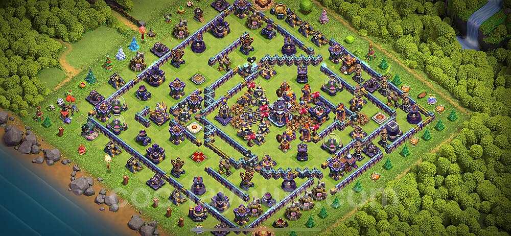 TH15 Anti 3 Stars Base Plan with Link, Anti Everything, Copy Town Hall 15 Base Design 2024, #36