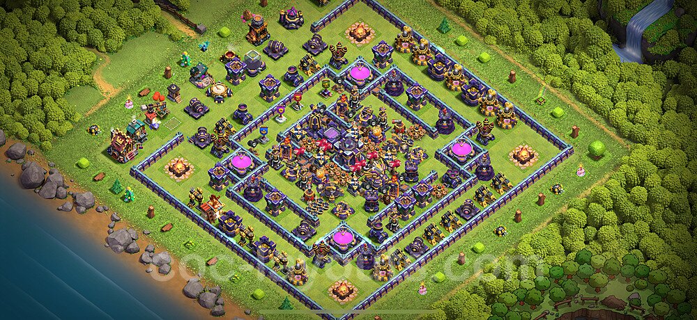 TH15 Anti 2 Stars Base Plan with Link, Anti Everything, Copy Town Hall 15 Base Design 2025, #78