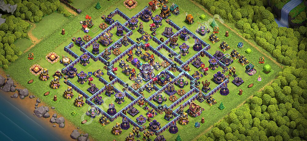 Anti Everything TH15 Base Plan with Link, Copy Town Hall 15 Design 2026, #89