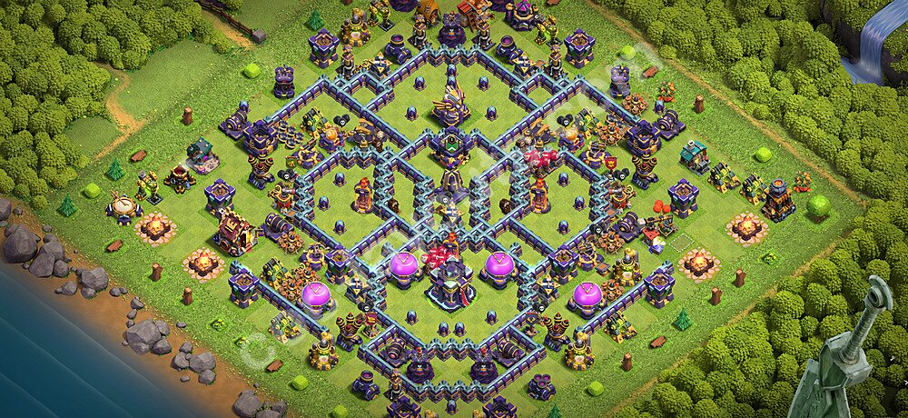 TH15 Anti 3 Stars Base Plan with Link, Copy Town Hall 15 Base Design 2026, #90