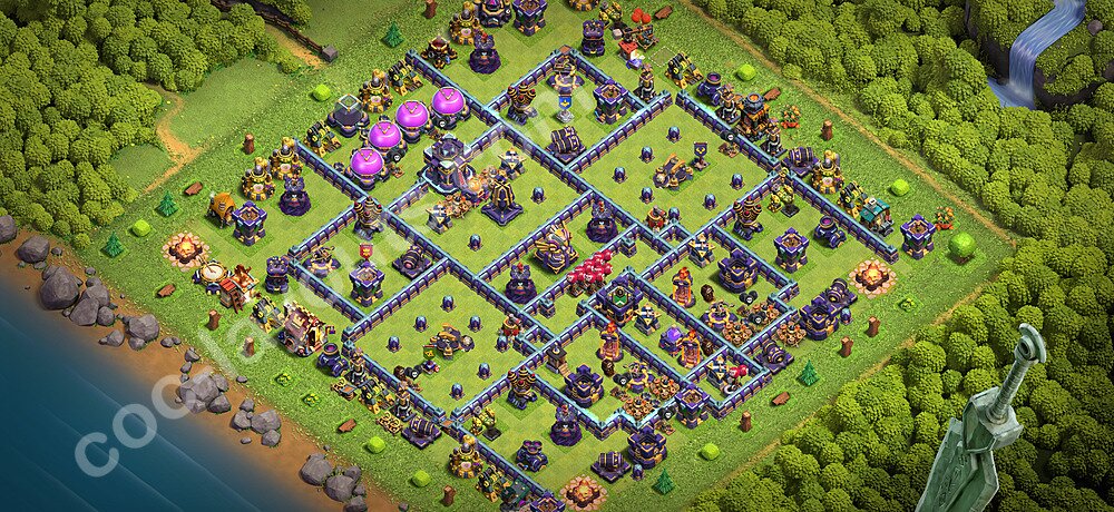 Full Upgrade TH15 Base Plan with Link, Anti 3 Stars, Copy Town Hall 15 Max Levels Design 2026, #91